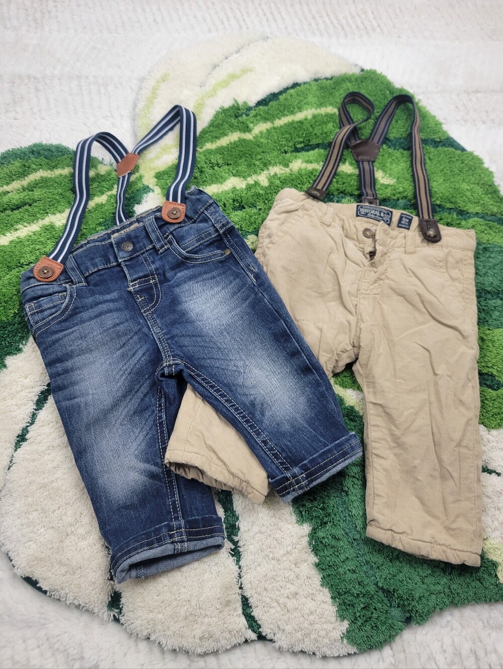 Cute Baby Pants With Suspenders Bundle